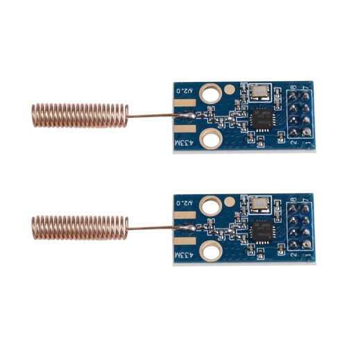 2 Pezzi CC1101 Modulo Transceiver Wireless Scheda di Trasmissione A Distanza 433 MHz Modulo Transceiver Wireless