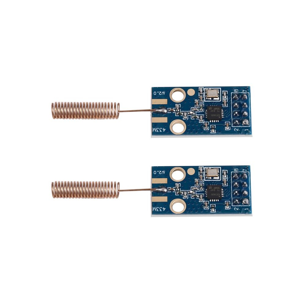 2 Stück Cc1101 Wireless-Transceiver-Modul 433 Mhz Distanzübertragungsplatine Wireless-Transceiver-Modul 6133277198775