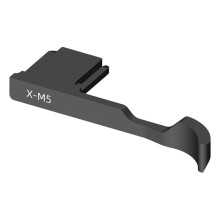 Hot Shoe Cover Inbyggd Silikonkuddar Kamera Tumstöd Tummen Upp Grip Fingerhandtag för  X-M5 Svart