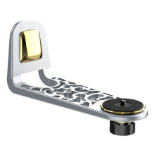 Projektorständer Zur Wandmontage, Stabile Halterung Aus Aluminiumlegierung, Mehrere Winkel, Kompatibel mit für Den Meisten Projektoren, Silbergrau