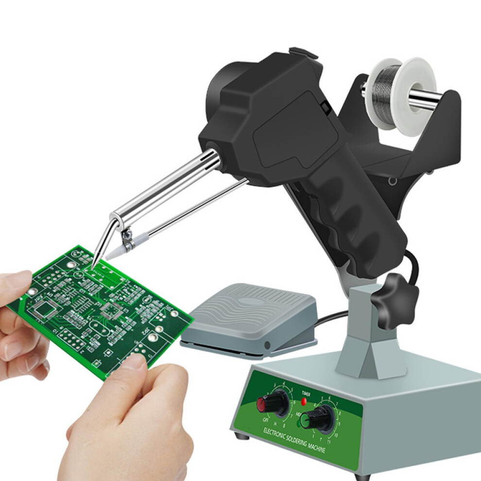 Automatic Soldering Gun 80W With Adjustable Temperature Control And Automatic Tin Feeding For Pcb 9382693194909