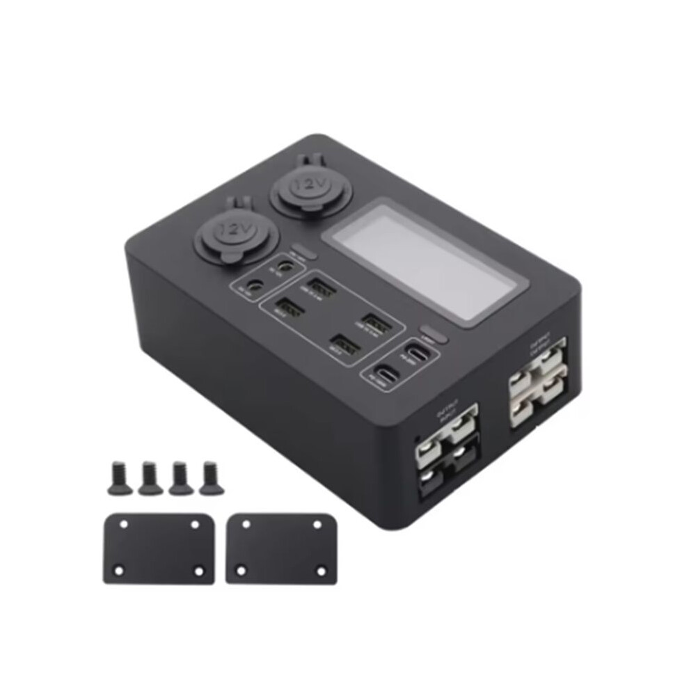Car Usb Charging Hub With Led & Type C Port For Efficient Power Management Without Cable Light 6032173114721