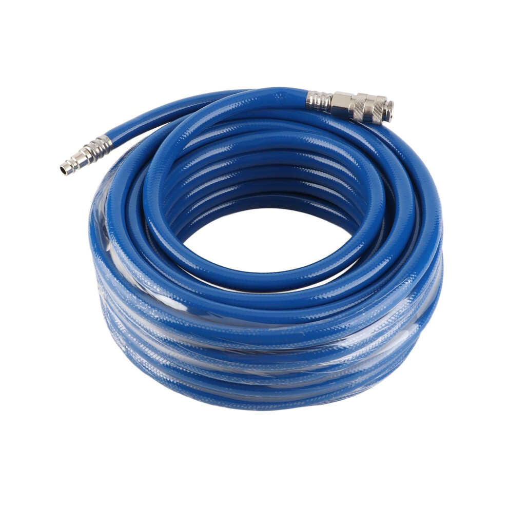 Compressor Air Line Hose Flexible Pvc Pressure 15M For Pneumatic Tools And Air Compressors Blue 9199774049818