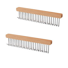 2er-Pack 16,2 Zoll Kleiderstangen für Kleiderschränke, BH-Aufhänger, Gürtelhalter für Ausziehbare Kleiderschränke, Ausziehbare und Ausziehbare