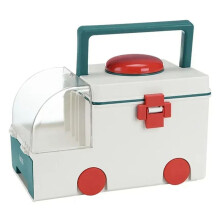 Multifunctional Ambulance Medicine Box Large Capacity Household Large Portable Portable Medicine Box Storage Box Green