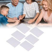 Personalisieren Sie mit 6 blanken Puzzles, 63 Stück, 13x18 cm, weiß, für DIY-Sublimationskunstwerke
