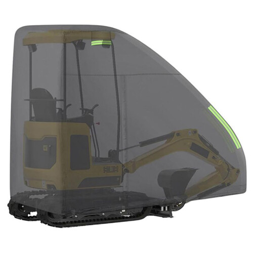 Baggerabdeckung, Baggerabdeckung für E20, Minibaggerabdeckung, Passend für E32, E20, E10, Wasserdichte Baggerschutzabdeckung