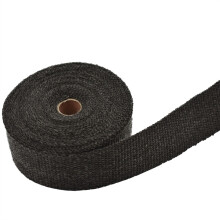 Motorcycle Exhaust Heat Wrap Black Fiberglass 1.5m  Temp Resistant Universal Heat Shield Tape