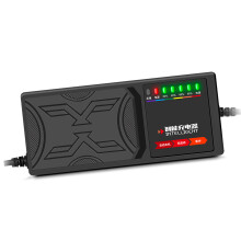 48V20AH Elektrorad-Ladegerät mit 7-Licht-Anzeige, ABS-Adapter