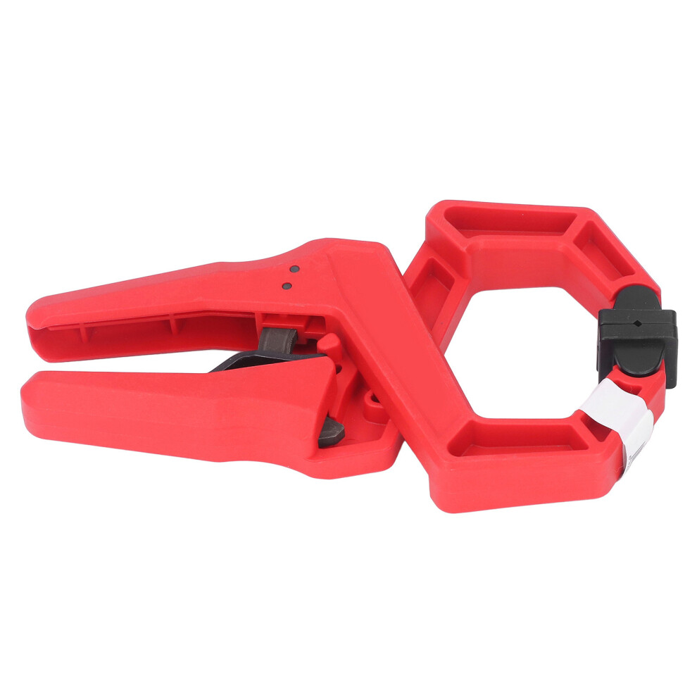 High Strength 2In Woodworking Ratchet Spring Clamp, Quick Release, Red & Black 4041375464000