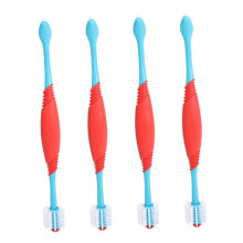 4PCS DoubleHeaded PET Toothbrush Set For Dogs And Cats Manual Puppy Teeth Cleaner Pet Dental Care