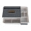 Light Grey & Dark Grey Plastic Tissue Box Cover, Multipurpose Decorative Holder 1