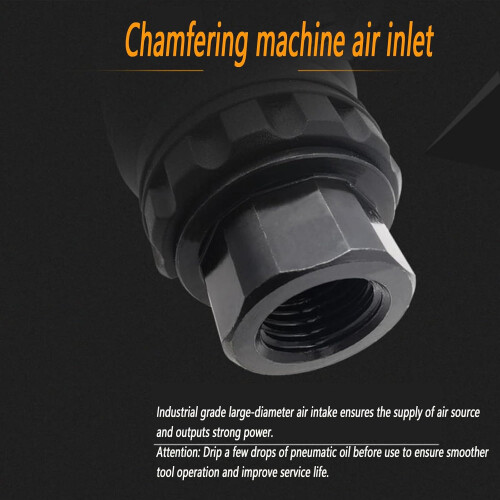 Mini Pneumatic Chamfering Tool For Inner Holes And Metal Edges, Quick Beveling And Deburring, Compact Size 1