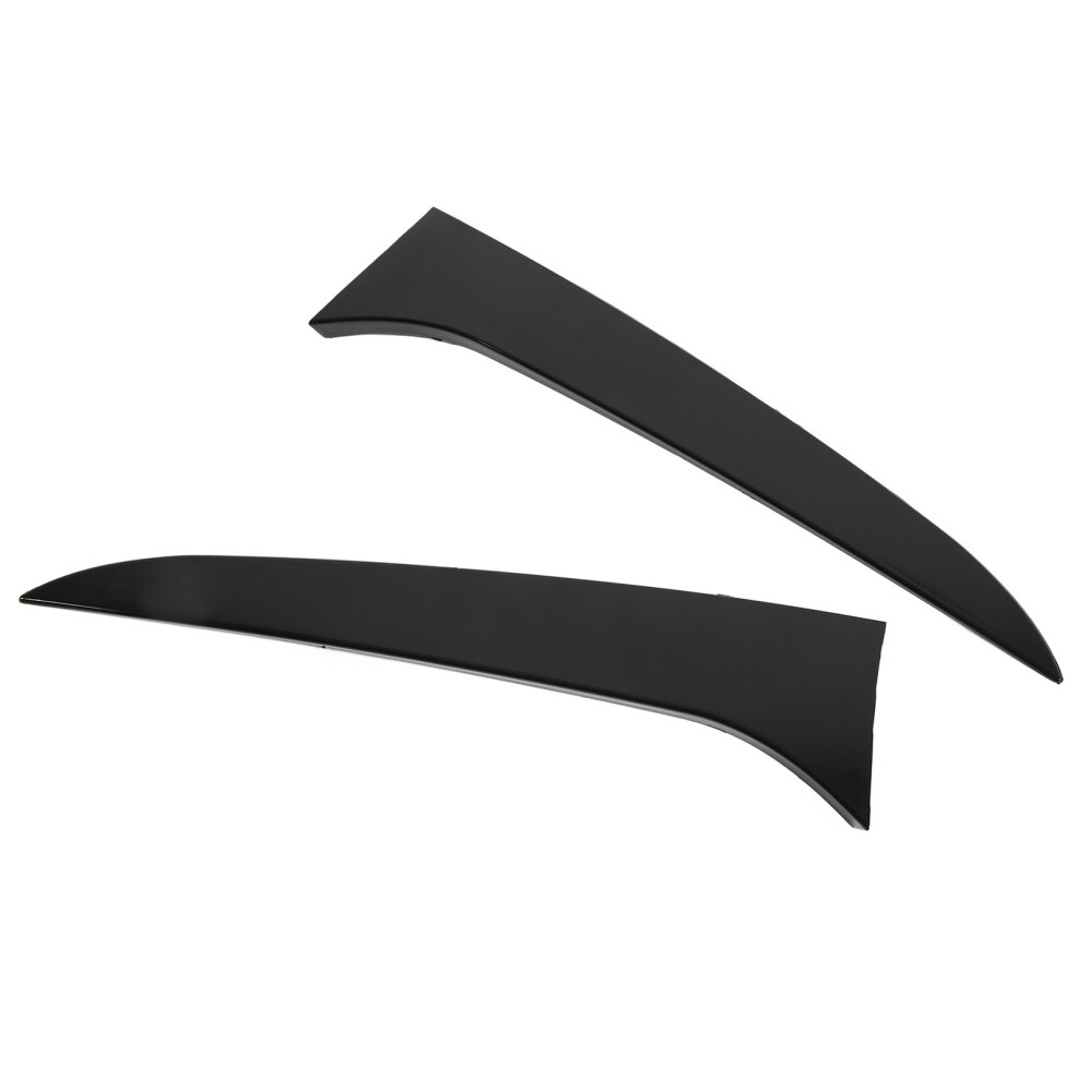 Glossy Abs Rear Window Spoiler Pair For X1 E84 2009-2015 Black 8431375466795