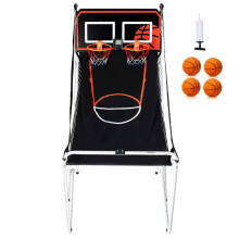 Juego de Arcade de Baloncesto - DUOKU - Plegable - 2 Jugadores - 4 Pelotas - 8 Modos - LCD