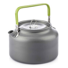 Camping Kettle Aluminum Portable Tea Kettle For Outdoor Cooking 0.8L/1.2L/1.8L Carry Bag Included