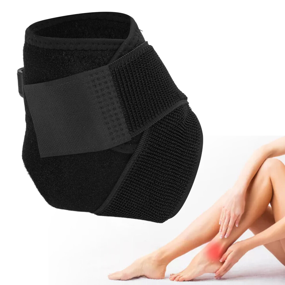 Heated Ankle Wrap Hot Compress Support for Sprains, Arthritis,  Nylon/Polyurethane