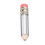 Reusable Pencil-Shaped Aromatherapy Inhaler Container Plastic Nose Diffuser 1