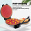 Electric Tortilla Press DoubleSided NonStick Surface AntiScald Handle Indicator Light Naan Bread Making 3