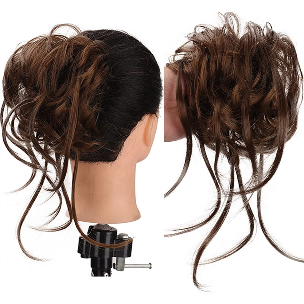 Messy Bun Hair Piece for Women Synthetic Hair Bun with Elastic Comb Volumizing Extension SW20504