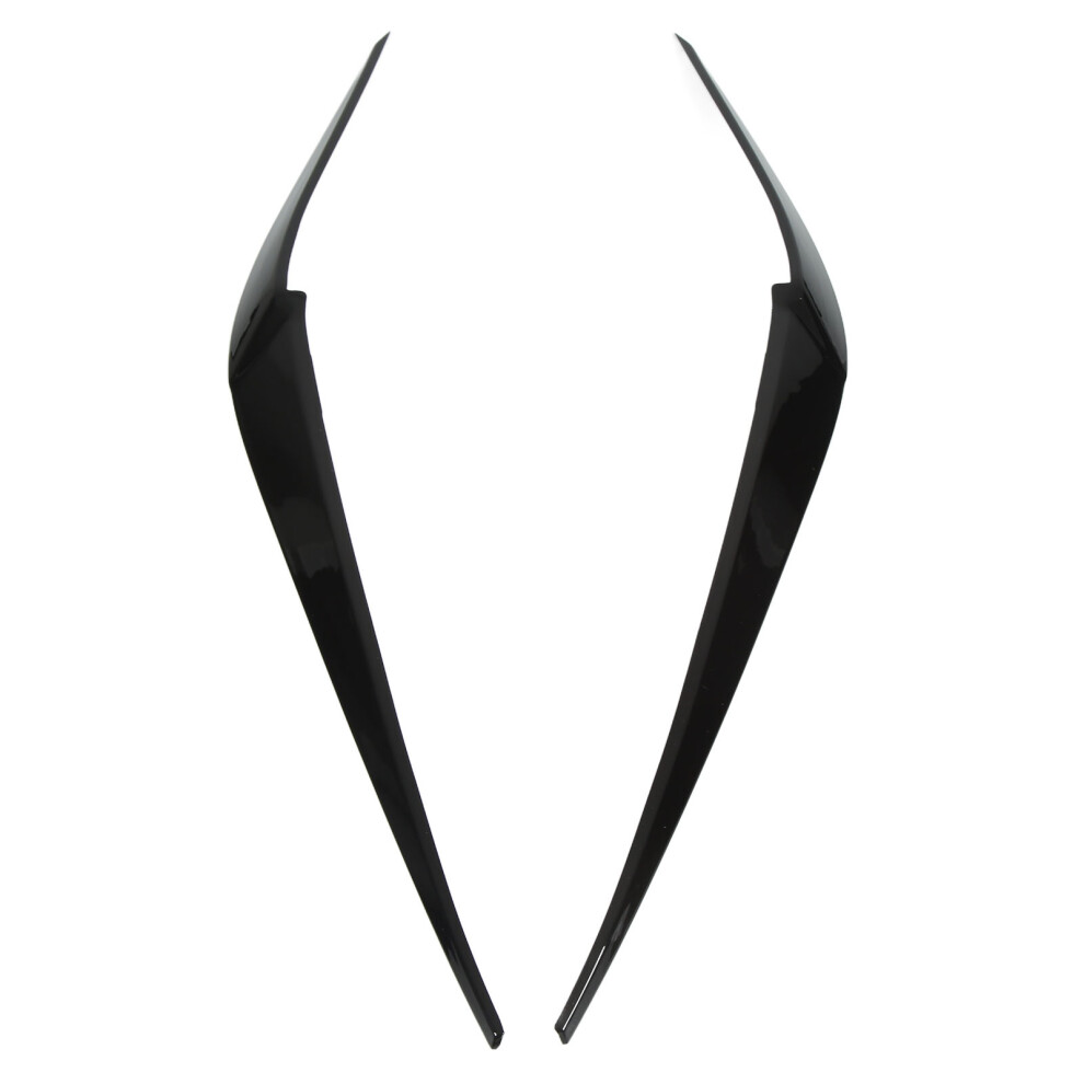 Car Headlight Eyebrow Stickers For X3 X4 G01 G02 2018+ Piano Black 8411375470930