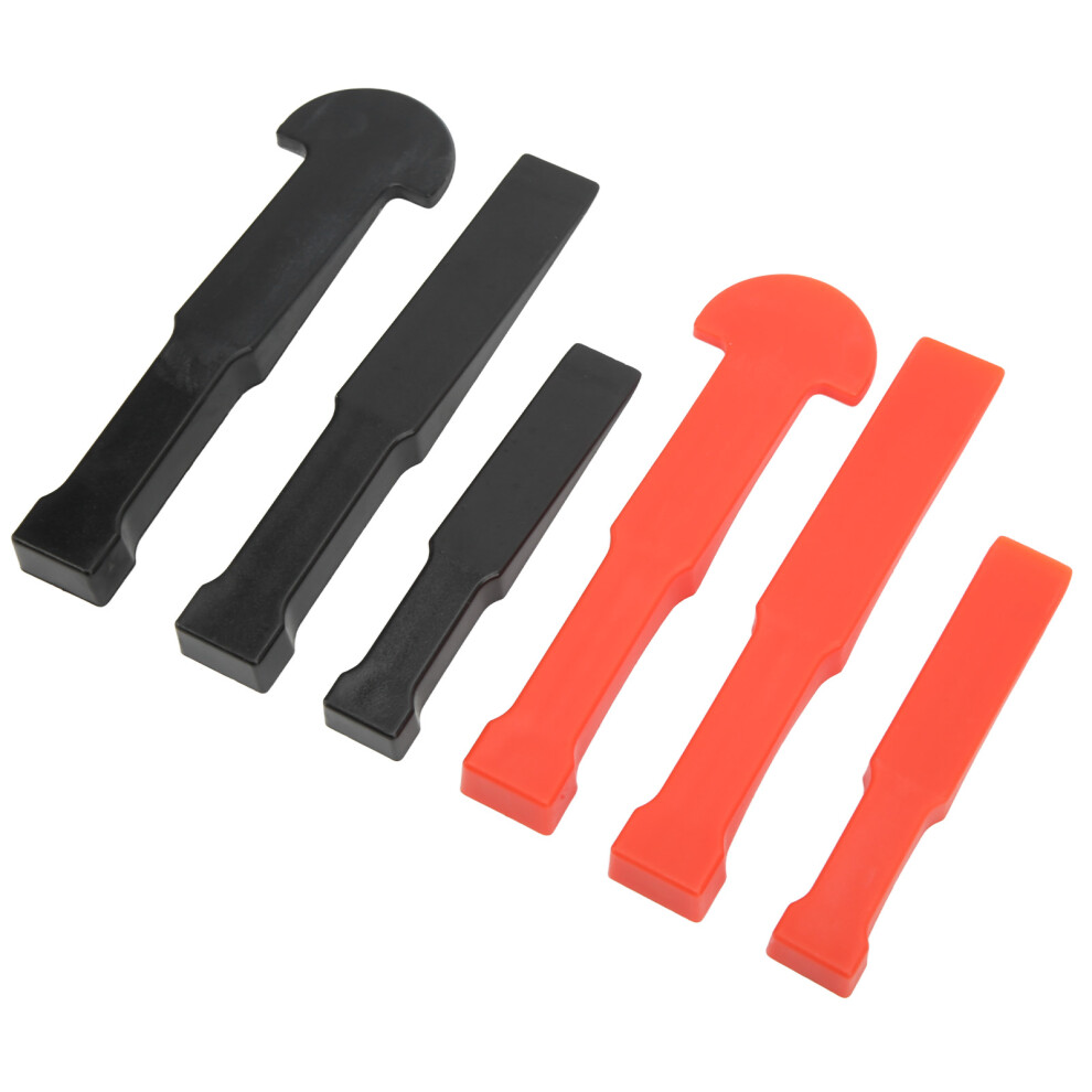 6Pcs Non Marring Pry Bar Set Abs Universal Multi Wedge Panel Trim Tool 9351375471560