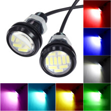 Car LED Eagle Eye Backup Lights Durable Long Life Span Anti Splash Dustproof Reversing Light High Brightness Low Power Consumption Universal Fitment
