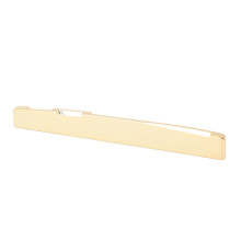 Akustikgitarren-Sattel 74 mm Messing Gold Ersatzteil