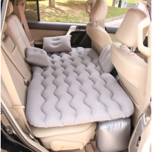 Car Air Mattress Universal Back Seat Inflatable Travel Mattress, Multi Functional Sofa Pillow, Outdoor Camping Mat Gray