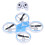 Stable 2.4G Blue Mini Drone Headless Mode One Key Take Off Feature 16