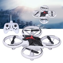 Mini Kids Drone 2.4G 6 Axis RC Quadcopter with LED, 8 Min Flight, Black