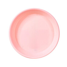 Plant Saucer 4 Pcs Round Plastic Plant Tray for Pots Easy Clean Reusable Indoor Outdoor Pink
