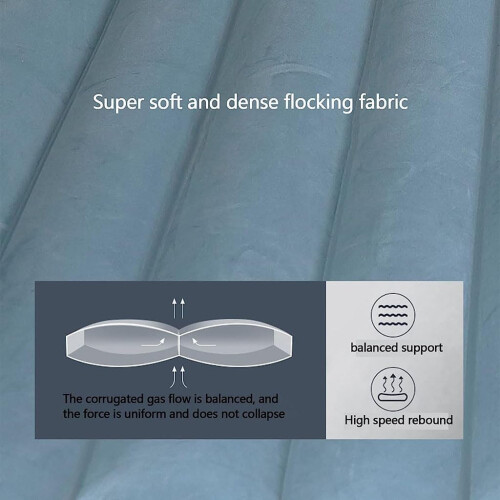 Car Inflatable Mattress with Pump, Breathable Flocking Surface, EBeige for Benz CClass Coupe 2