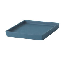 Small Red Ceramic Plant Saucer for Indoor and Outdoor Use, Water Collection and Surface Protection