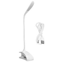 Dimbaar bureaulampje met aanraakbediening, 3 helderheidsniveaus voor een aanpasbare verlichting, flexibele zwanenhals voor gemakkelijk transport.