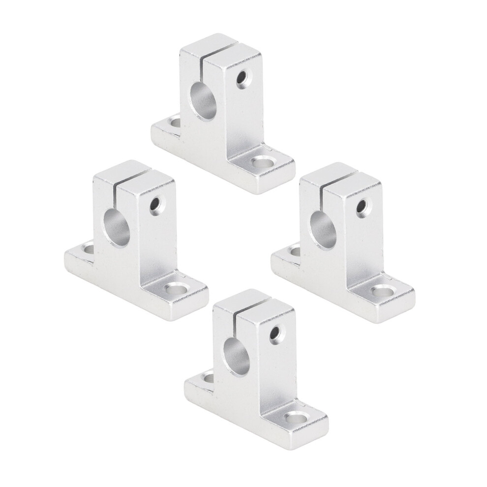 Linear Support Brackets Aluminium 4 Pack For 10Mm Shaft Linear Guides Sk10 5011375475558