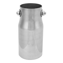 Stainless Steel Exhaust Tip 62mm Inlet 76mm Outlet Universal 160mm
