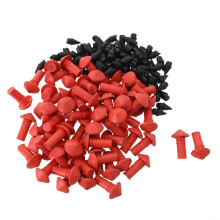 180PCS Mushroom Shaped Tire Insert Kit With Rasping Tool For Car Motorcycle Scooter Tubeless Tyres Red And Black
