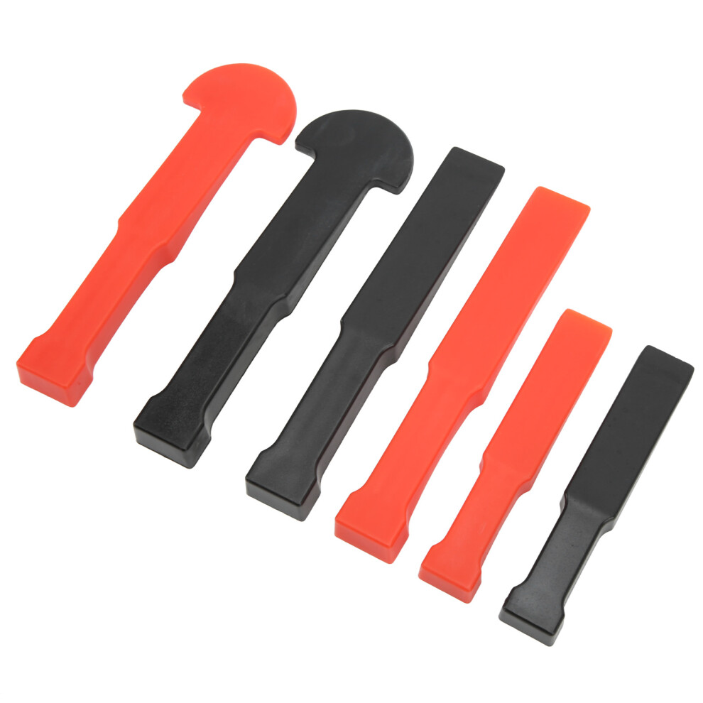 6Pcs Abs Non Marring Pry Bar Set For Universal Panel & Trim Moulding 7681375476695