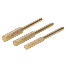 Kettensägen-Schärfwerkzeuge 18 Stück Ti-beschichtete Schleifstifte Schleifbürsten 4,0 mm - 5,5 mm
