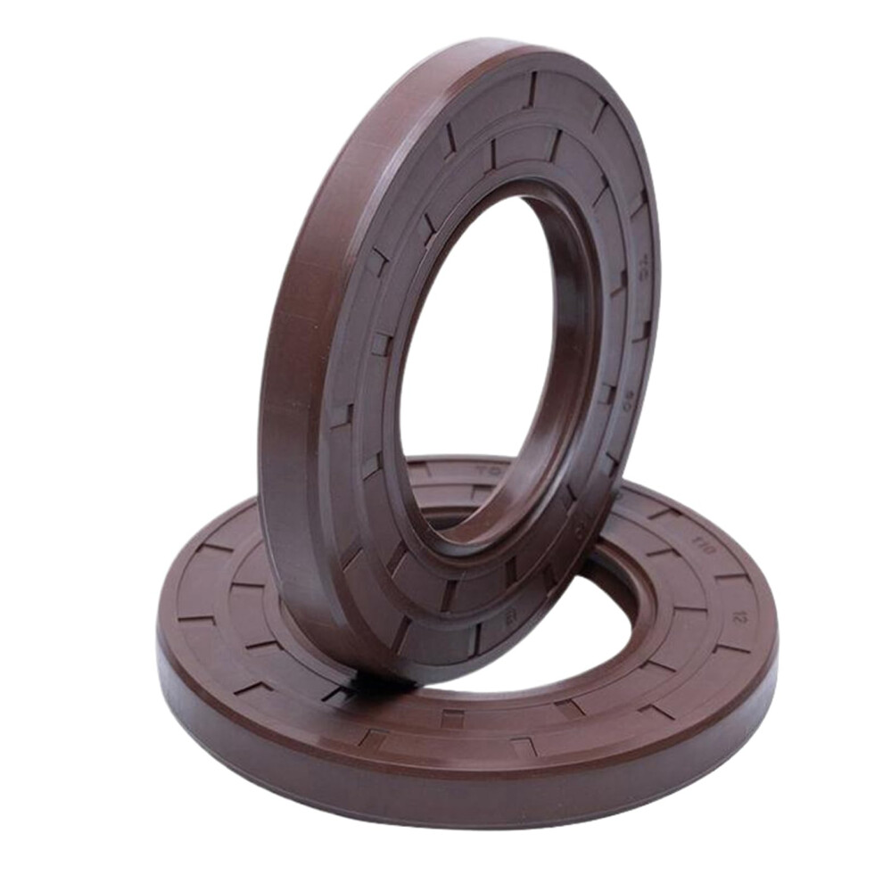 42Mm X 75Mm X 8Mm Fluorine Rubber Oil Seal Tc Type Skeleton, Leak Prevention, 2 Pcs 9382693344533