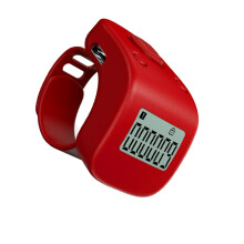 Rechargeable Digital Finger Counter with Display, Silent Ergonomic Design for Prayer, Swimming, Knitting