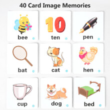 Holz-Leseblöcke für Kinder, Schreibkarten, Alphabet-Puzzle, Lernspielzeug