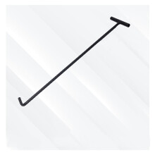 Sewer Drain Cover Pry Bar, Manhole Hook and Lifter, HeavyDuty 75x13cm (29.53x5.12in), Pointed Tip