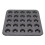 Nonstick Carbon Steel 25-Grid Mini Muffin Pan for Versatile Baking Needs 1