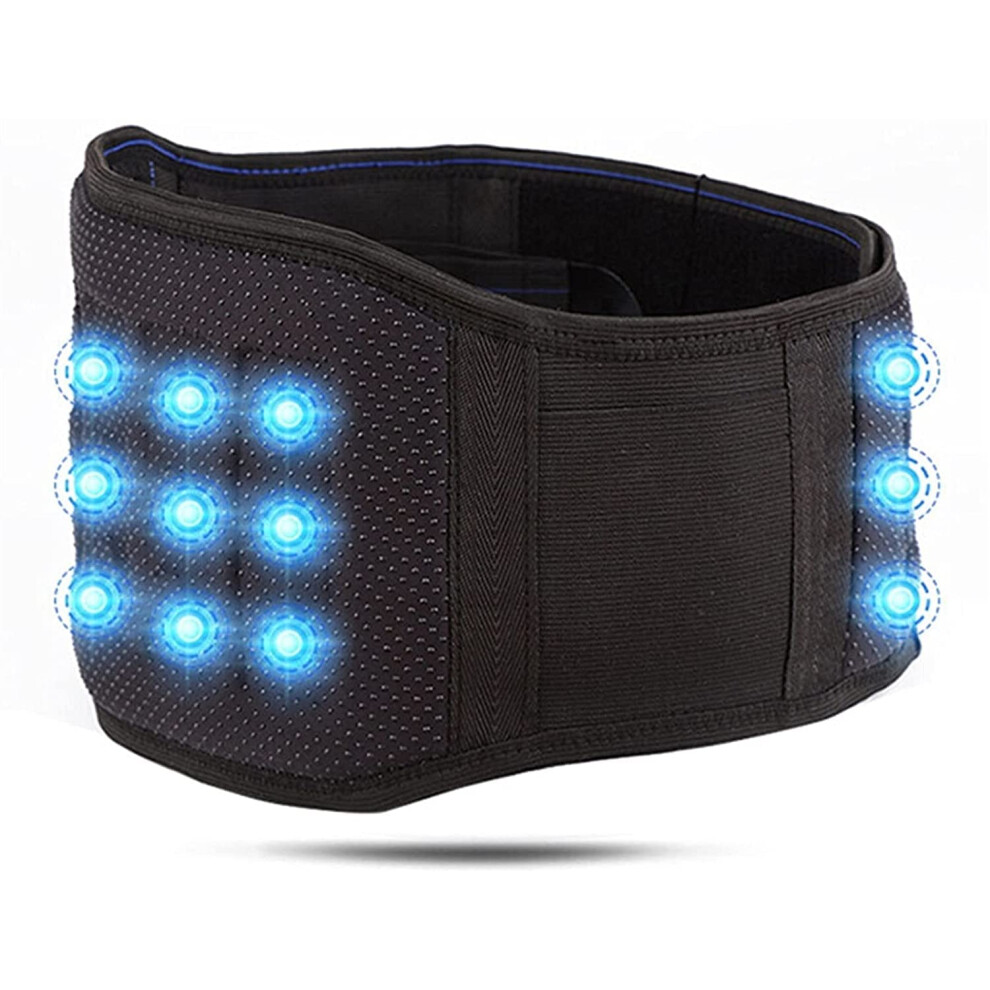 Lumbar Support Belt for Back Pain Relief Adjustable Lower Back Brace with Breathable 4Strip Support