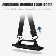 Adjustable Black Golf Bag with Tee Holder Waterproof for 5 Clubs