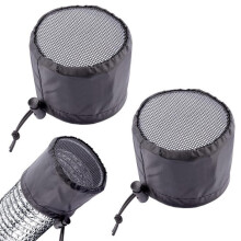 Grow Tent Vent Cover Filter 2 Pack, 8 Inch, Plant Growth, Exhaust Fan Compatible, Elastic Band
