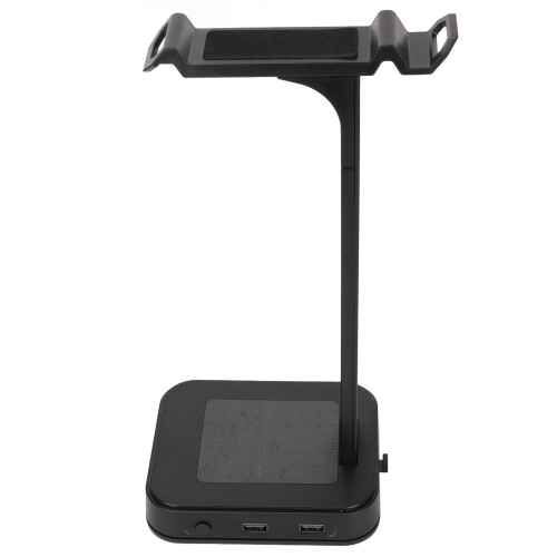 Support de rangement pour casque audio avec interface USB, présentoir pour casque audio avec éclairage LED RGB, support réglable, base 1