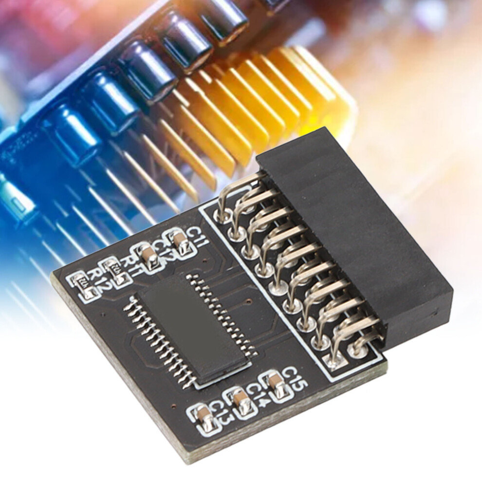 18Pin Lpc Tpm 2.0 Security Module For Asrock 18Pin Spi Encryption Chip 4301375487059
